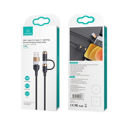 Four-in-one PD Fast Charge Data Cable Two-to-two Charging Mobile Phone Universal