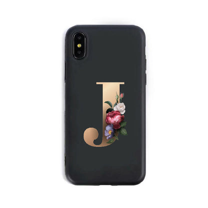 26 English Alphabet Silicone Phone Cases